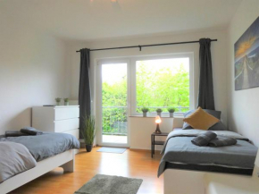 Helles Apartment mit Balkon für 5 Personen